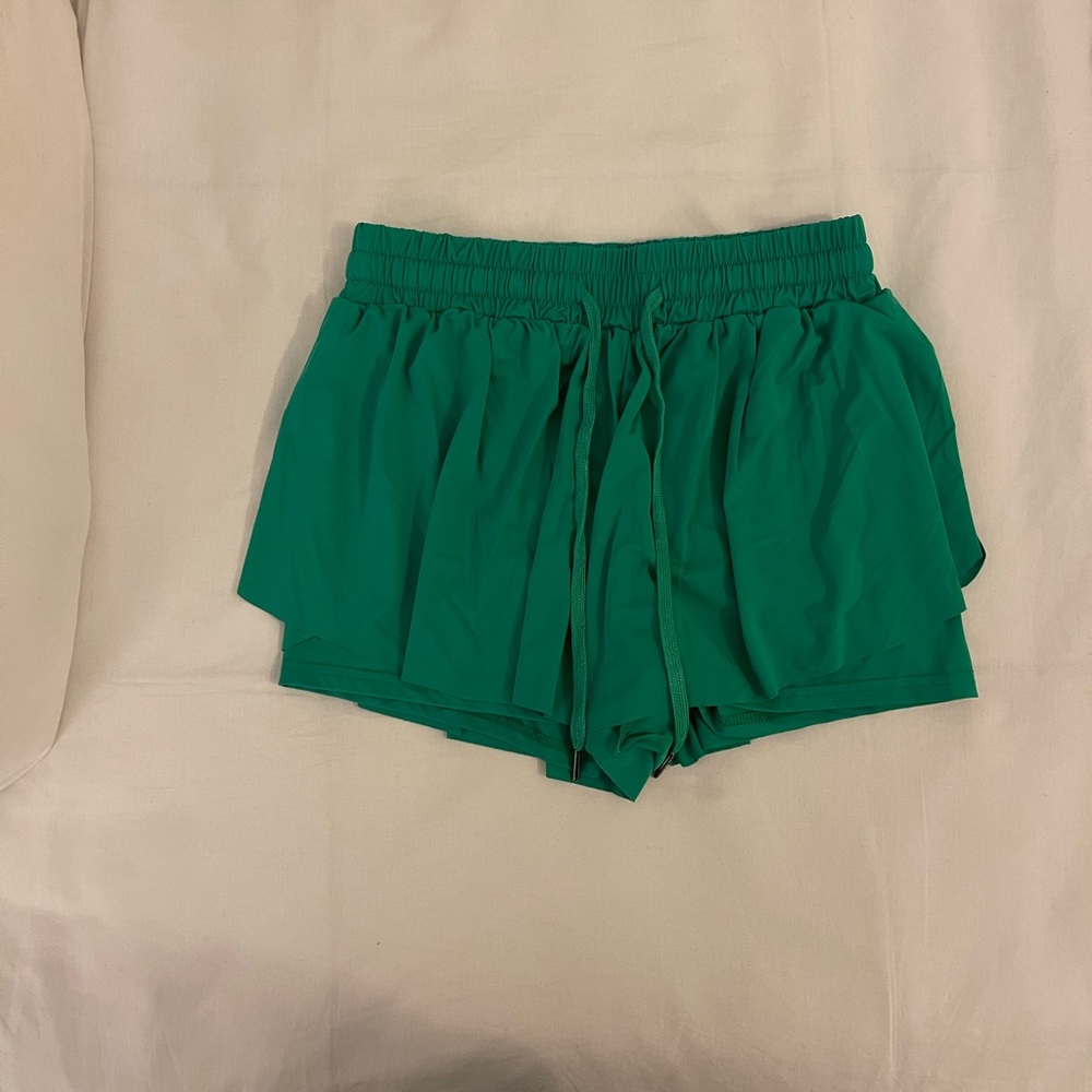 Built in frilly workout/casual shorts